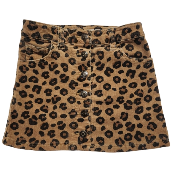Girls Cat&Jack size xs 4/5 leopard skirt - Picture 1 of 4